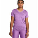Under Armour Women's Tech™ Twist V-Neck Short Sleeve - Provence Purple Great Outdoors Ireland