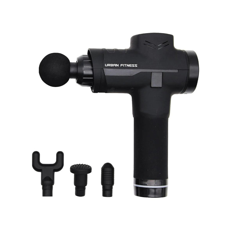 Urban Fitness Massage Gun: Deep tissue massage, adjustable speeds, and portable design for ultimate relaxation.