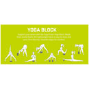 Urban Fitness Yoga Block - Black/White Marble  
