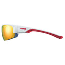 Uvex SP 215 Sunglasses - White Mat Red  