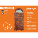 Vango Kids' Stellar Junior Sleeping Bag - Dragon's Fire  