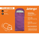Vango Kids'Stellar Junior Sleeping Bag - Byzantium  