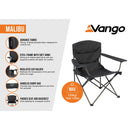Vango Malibu Chair - Granite  