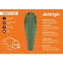 Vango Mantis 300 Sleeping Bag (3°C)  