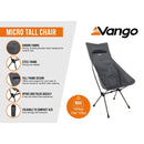 Vango Micro Tall Chair - India Ink  