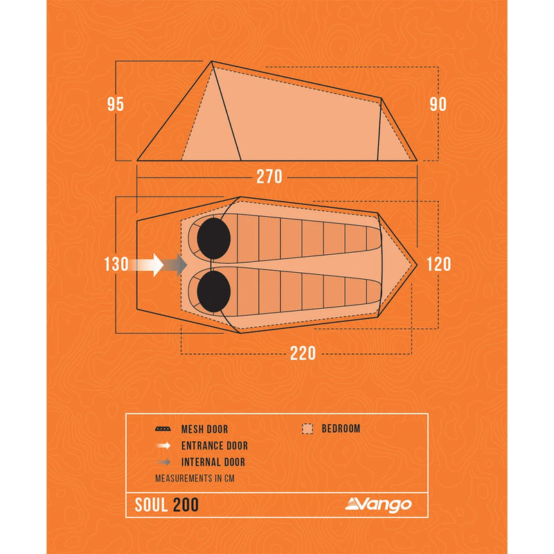 Vango Soul 200 - Deep Blue  