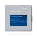 Victorinox Swiss Card Classic Transparent - Blue  