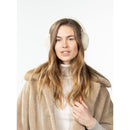 Faux Fur Earmuffs - White/white