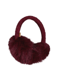 Fur Earmuffs - Burgundy