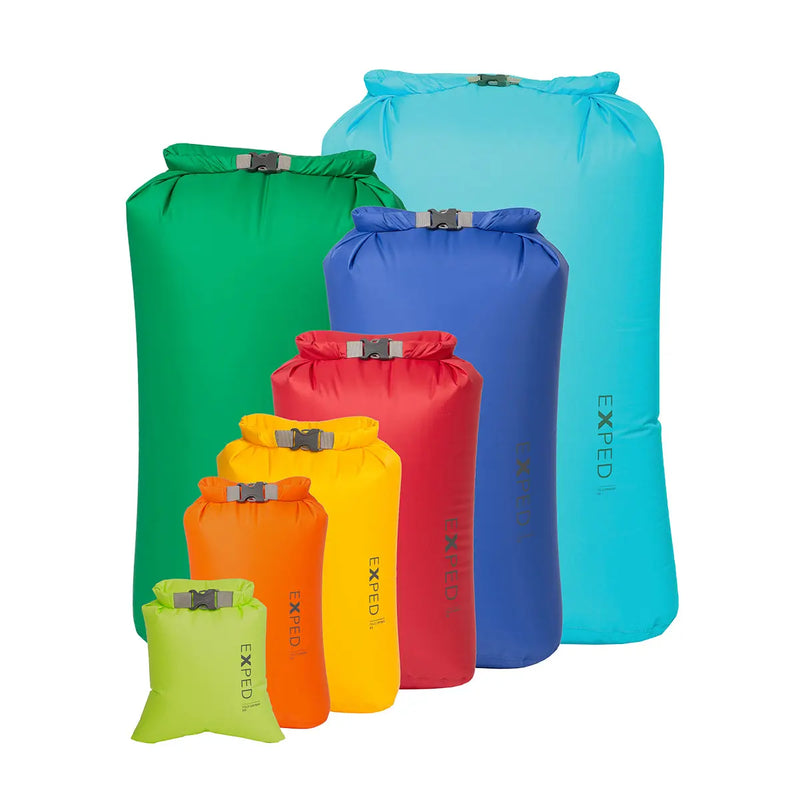 Exped Waterproof Fold Drybag Bright - Medium- Great Outdoors Ireland