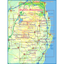 Waterproof Dublin Mountains 1:25k Map