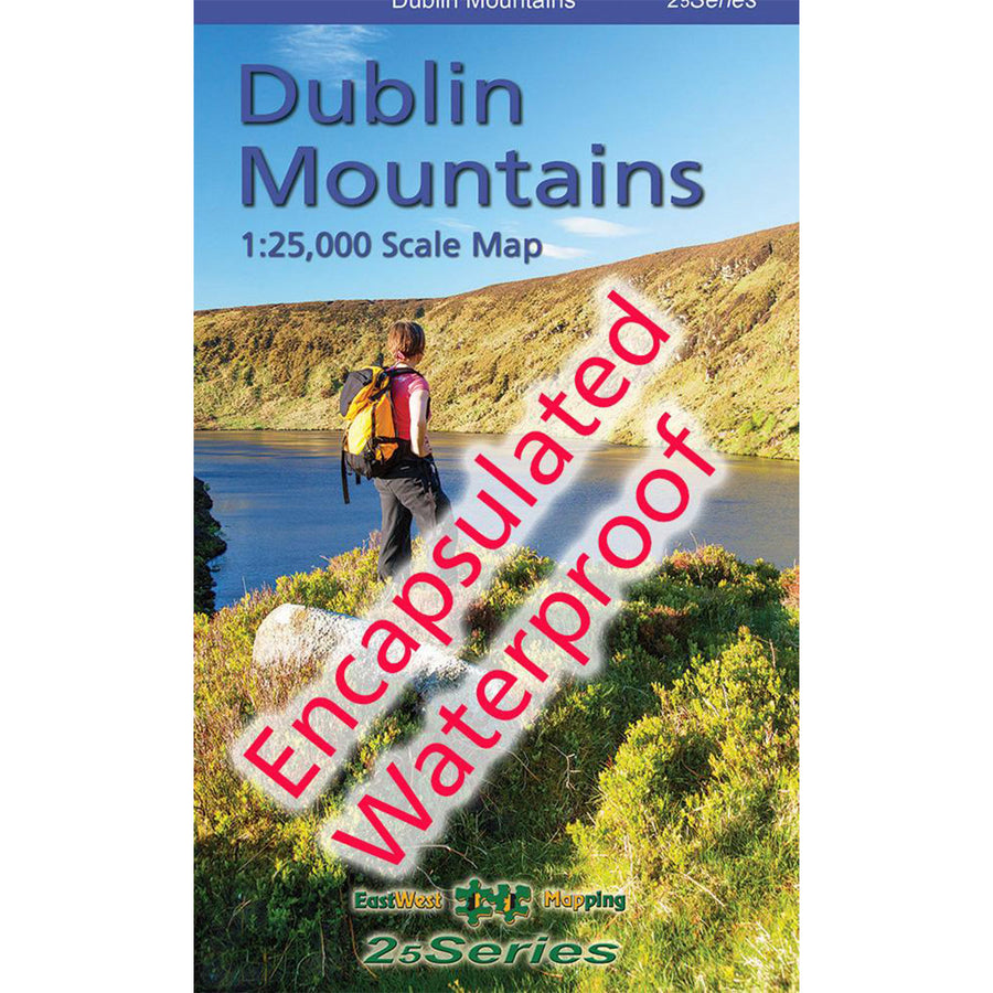 Waterproof Dublin Mountains 1:25k Map