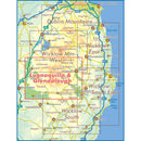 Waterproof Lugnaquilla & Glendalough 1:25k Map