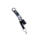 Bulldog 7ft Ankle Leash - Black/White