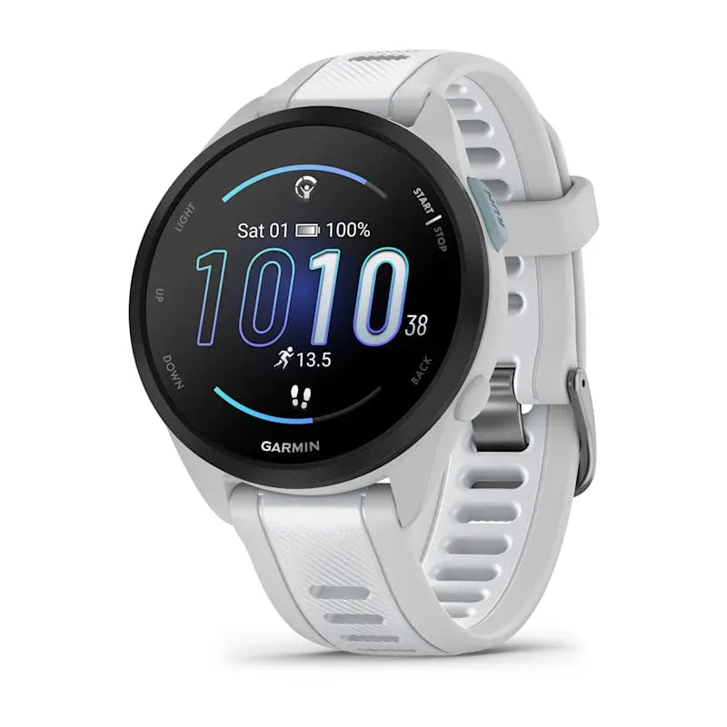 Garmin Forerunner 165 Music - Mist Grey/Whitestone- Great Outdoors Ireland