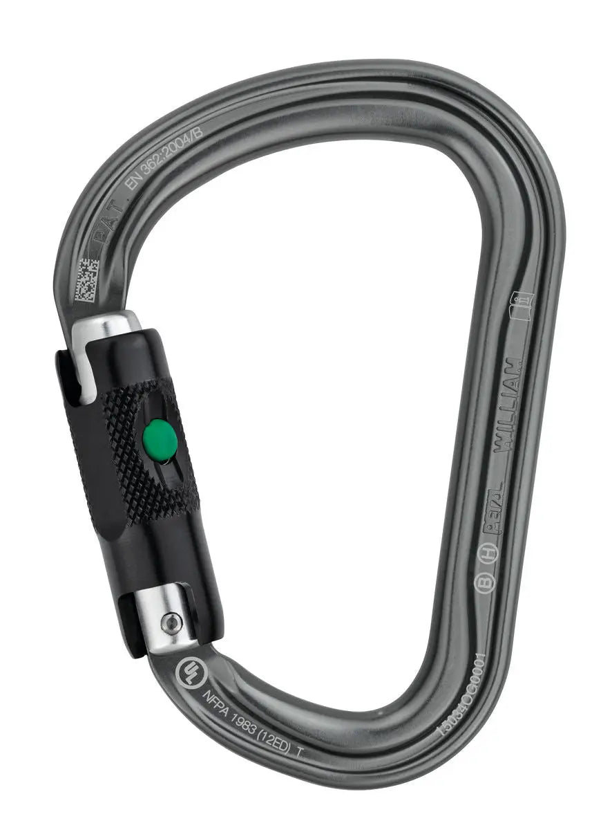 Petzl William Ball-Lock Carabiner Great Outdoors Ireland