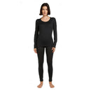 Women's Merino 260 Tech Thermal Leggings Black front view
