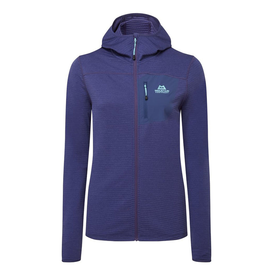 Women’s Lumiko Hooded Jacket in purple, front view