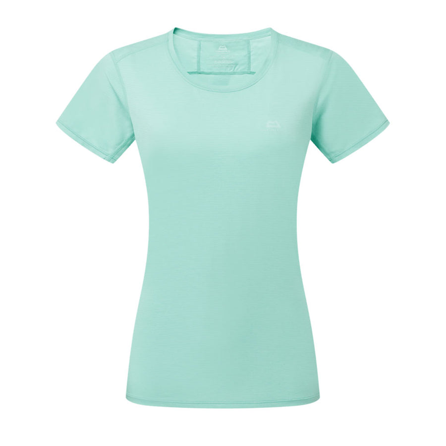 Women's Tempi T-Shirt front flat lay, Aqua