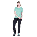 Women's Tempi T-Shirt front view, Aqua