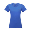 Women's Tempi T-Shirt front flat lay, Vivid Blue
