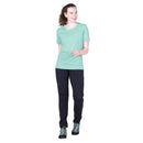 Women's Tempi T-Shirt front view, Aqua