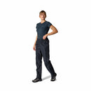 Rab Women'sDownpour Waterproof Pants side profile, Black
