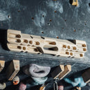 YY Vertical VerticalBoard Evo Climbing Fingerboard Trainer - Detail on Wall