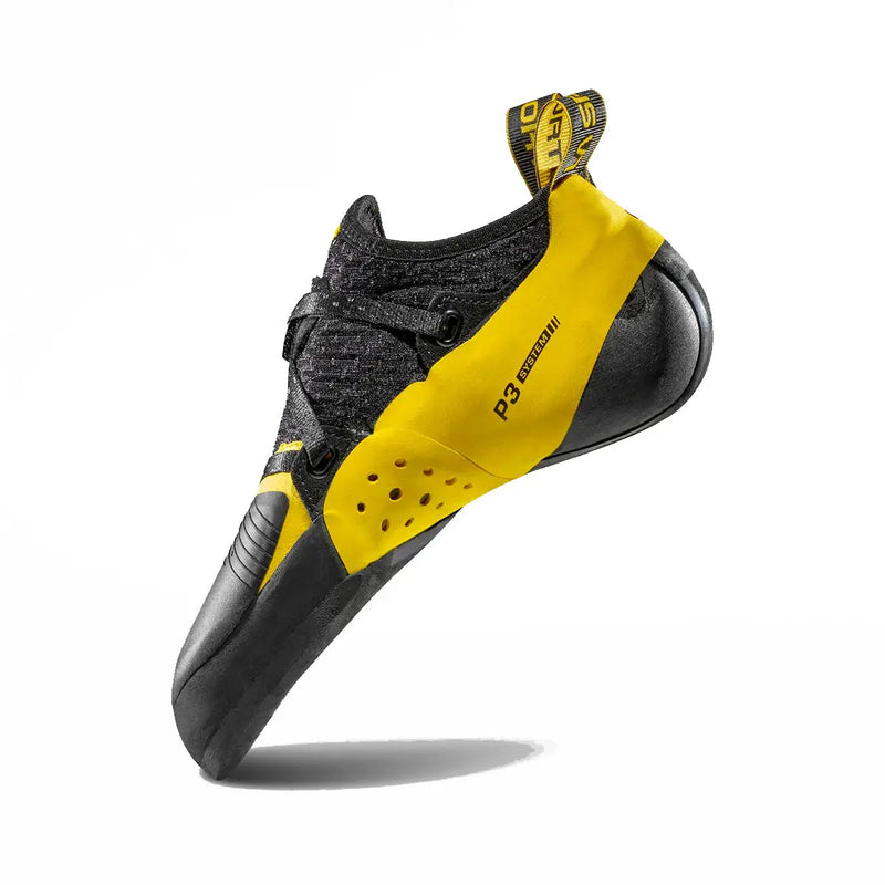 La Sportiva Solution Comp Climbing Shoes Black/Yellow