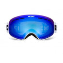 Moon Small-Fit Category 2 - Matt White/Blue Mirror