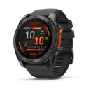 Garmin fēnix® 8 – 51 mm | AMOLED - Slate Grey with Black Silicone Band  