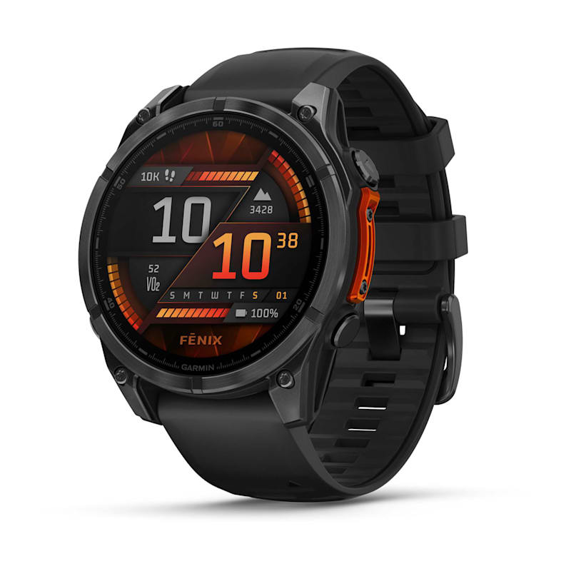 Garmin fēnix® 8 – 47 mm | AMOLED - Slate Grey with Black Silicone Band  