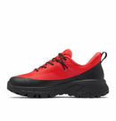 Red and black Columbia sneaker on a white background
