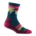 Darn Tough Sunset Ledge Micro Crew Lightweight Hiking Sock - Dark Teal  