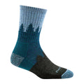 Darn Tough Treeline Micro Crew Midweight Hiking Sock - Blue  