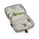Osprey Daylite Hanging Toiletry Kit fully open flat view, Tan Concrete