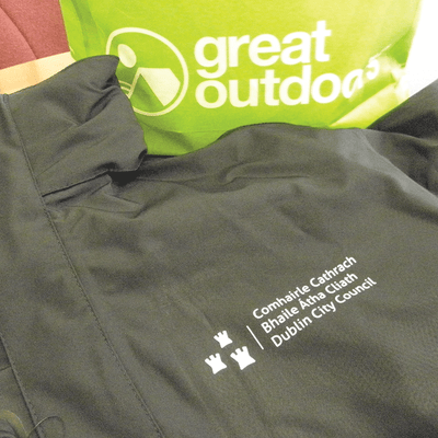 Embroidery and printing services at great outdoors