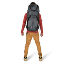Osprey Exos 48 Ultralight Backpack worn, full length, back profile