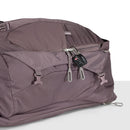 Osprey Fairview 40 Travel Pack three-quarter view, Purple Graphite
