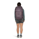 Osprey Fairview 40 Travel Pack worn, full length back, lifestyle picture
