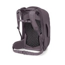 Osprey Fairview 55 Travel Pack back view, Purple Graphite