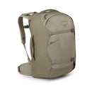 Osprey Farpoint 40 Travel Pack side profile, Sawdust