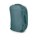 Osprey Farpoint 40 Travel Pack back view, Cascade Blue/Teal Blue