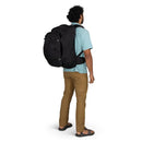 Osprey Farpoint 55 Travel Pack back view, Black