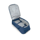 Osprey Farpoint 55 Travel Pack inner organisation detail, Antique Blue