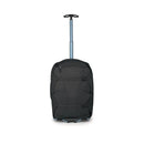Osprey Farpoint Fairview Carry-On Wheeled Travel Pack 36L front view wheeled, Black