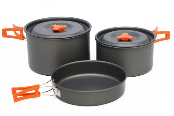 Hard Anodised 4 Person Cook Kit