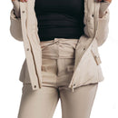 RuaNua Women's Belted Ski Jacket  