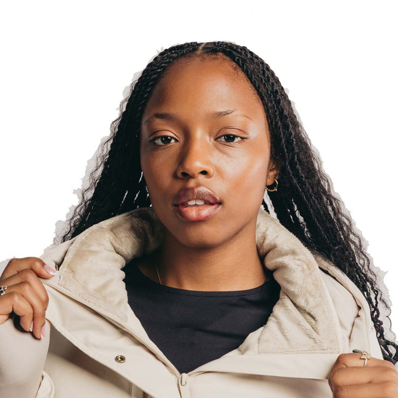 RuaNua Women's Belted Ski Jacket  