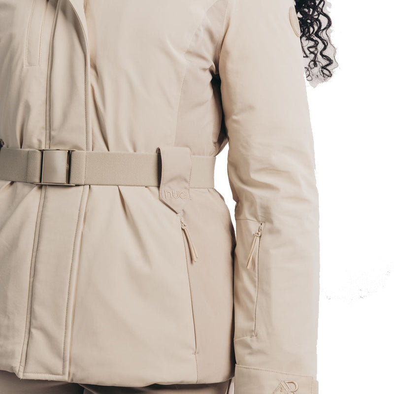 RuaNua Women's Belted Ski Jacket  